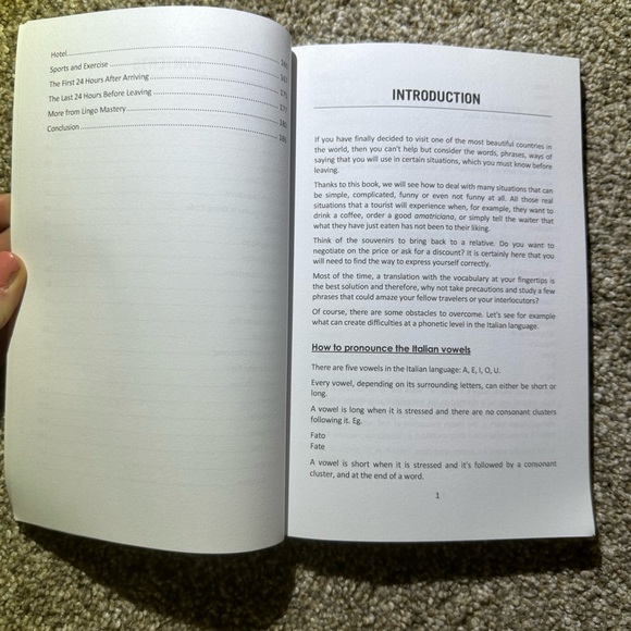 Easy Italian Phrase Book: Over 1500 Common - Paperback, by Lingo Mastery - NEW - Picture 4 of 5